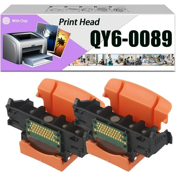 Compatible QY6-0089 QY60089 Print Head Printhead, Work for Canon TS5080 TS6020 TS6050 TS6051 TS6052 TS6080 TS5050 TS5051 TS5053 TS5055 TS5070 Printers, Reliability Longevity
