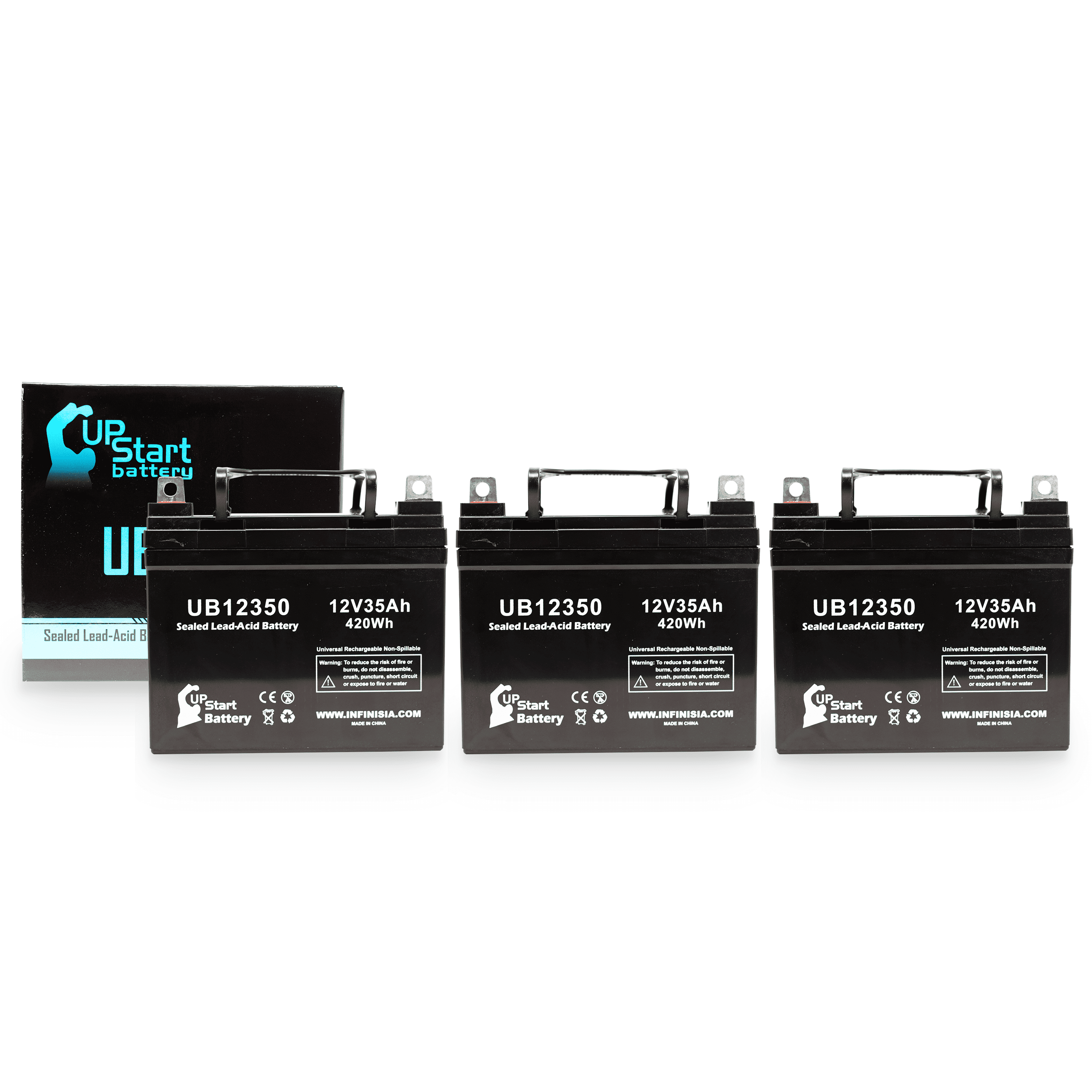 Compatible RHINO BATTERIES SLA3312 Battery Replacement UB12350