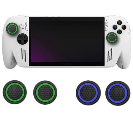 Compatible with ROG Ally / Ally X Controller Joystick Grips, 4-Pack Silicone Thumbstick Caps | Anti-Slip & Enhanced Grip Cover for Gaming, Soft Comfort, Easy Snap-On Installation, Includes 2 Colors