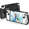 thumbnail image 1 of Compatible with ROG Ally Game Console Silicone Case Protector, Shockproof Anti-Scratch Drop-Proof Non-Slip Full Protective Case for ASUS ROG Ally Gaming Handheld 2023 Cover Case (Black), 1 of 7