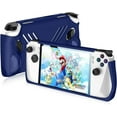 thumbnail image 1 of Compatible with ROG Ally Game Console Silicone Case Protector, Shockproof Anti-Scratch Drop-Proof Non-Slip Full Protective Case for ASUS ROG Ally Gaming Handheld 2023 Cover Case (Navy), 1 of 7