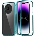 thumbnail image 1 of Compatible with Realme 11 Pro Plus Case with Built-in Privacy Glass Screen Protector, Ultra Slim Realme 11 Pro Plus Phone Case Clear for Women Men Shockproof Protective Cover (Blue), 1 of 14