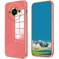 thumbnail image 1 of Compatible with Realme 11 Pro Plus Case for Women, Ultra Soft Shockproof Cute Plating Electroplate Protective Case TPU Bumper Phone Case for Realme 11 Pro Plus (Camellia Red), 1 of 13