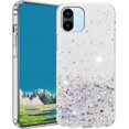 thumbnail image 1 of Compatible with Redmi A2 Case Cute Glitter Clear Sparkly Cases Shockproof Xiaomi Redmi A2 Phone Case for Women Girls Silicone Slim Bling Protective Cover (Clear), 1 of 14