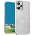 thumbnail image 1 of Compatible with Redmi Note 12 Pro 5G Case Cute Glitter Sparkly Shockproof Xiaomi Redmi Note 12 Pro 5G Phone Case for Women Girls TPU Slim 3 in 1 Protective Cases (Silver), 1 of 14