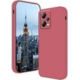 thumbnail image 1 of Compatible with Redmi Note 12 Pro 5G Case for Women Men, Ultra Slim Xiaomi Redmi Note 12 Pro 5G Phone Case Silicone Liquid Soft Shockproof Anti-Scratch Protective Cases (Camellia Red), 1 of 14