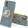 thumbnail image 1 of Compatible with Redmi Note 12 Pro Case Silicone TPU Shockproof Redmi Note 12 Pro 4G Phone Case with Magnetic Ring Kickstand Plating Anti-Scratch Cases (Grey), 1 of 14