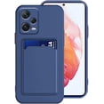 thumbnail image 1 of Compatible with Redmi Note 12 Pro Plus Case with Card Holder Shockproof Phone Cases for Xiaomi Redmi Note 12 Pro Plus Anti-Scratch Silicone TPU Redmi Note 12 Pro Plus Cases (Navy Blue), 1 of 13