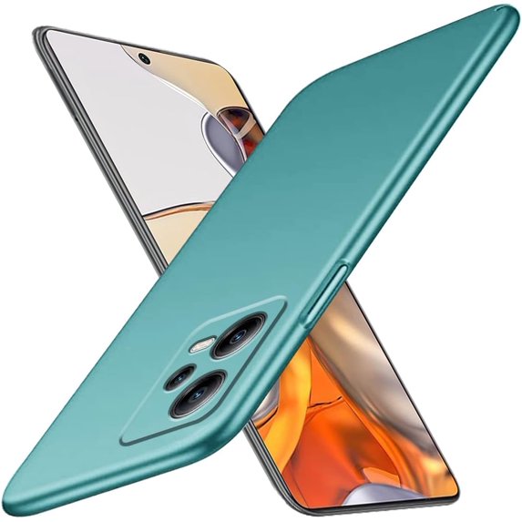 Compatible with Redmi Note 12 Pro Plus Case Shockproof, Ultra Thin Xiaomi Redmi Note 12 Pro Plus Phone Case Matte Hard PC Shockproof Anti-Scratch Protective Cases (Green)