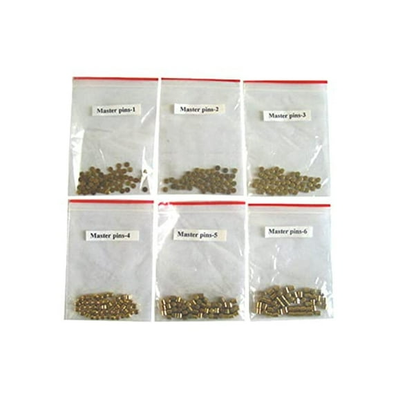 Compatible Rekey Kit Master Pins #1 to #6 each 50 pins Rekeying Refill