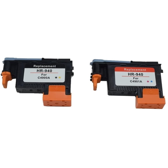 Compatible Replacement 940 (1BK/Y+1C/M) Printhead C4900A C4901A for Officejet Pro 8000 8500 8500A Plus 8500A Premium