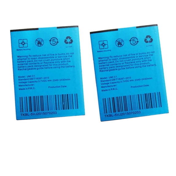 Compatible Replacement Battery 2430mAh 3.7V Battery Compatible with umi C1 Mobile Phone Battery