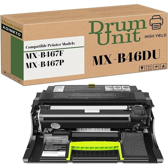 Compatible Replacement Drum Unit MX-B46DU MXB46DU for Sharp MX-B467F and MX-B467P Printer - High Yield 50000 Pages