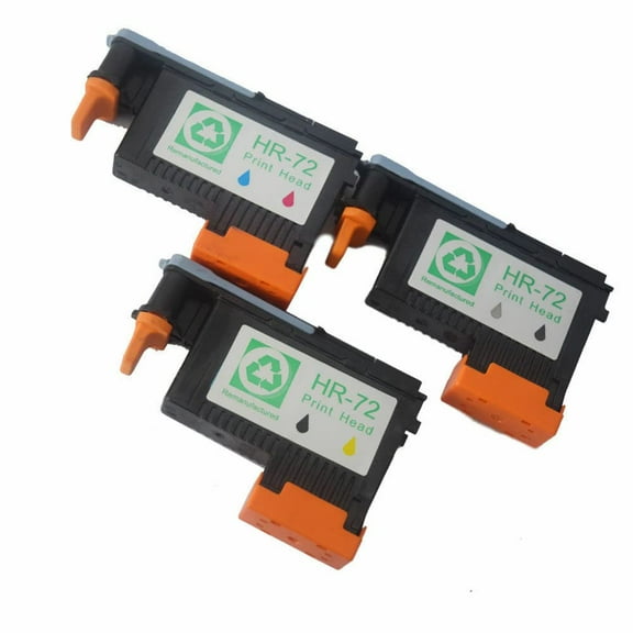Compatible Replacement Printhead for HP 72 C9383A C9384A C9380A Printer Head HP Designjet T610 T7770 T790 T1120 T1120ps Printer (Set of 3)