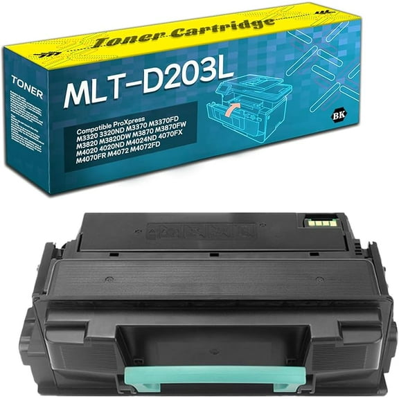 Compatible Replacement for Samsung MLT-D203L Toner Cartridge for ProXpress M3320 3320ND M3370 M3370FD M3820 M3820DW M3870 M3870FW M4020 4020ND Printer