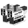 thumbnail image 1 of Compatible Replacement for LC401 Ink Cartridges for Printer Replacement MFC-J1010DW MFC-J1170DW MFC-J1012DW DCP-J1800DW (2 Pack BLACK), 1 of 7