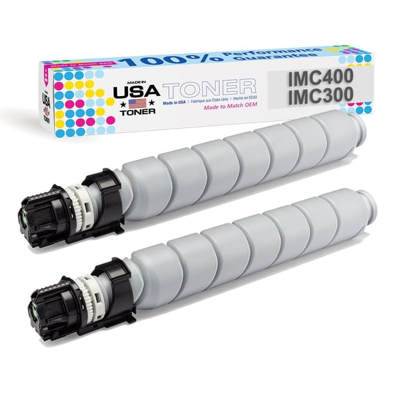 Compatible Replacement for Ricoh Savin Lanier IM C300F, IM C400F, IM C400SRF Black 2pk