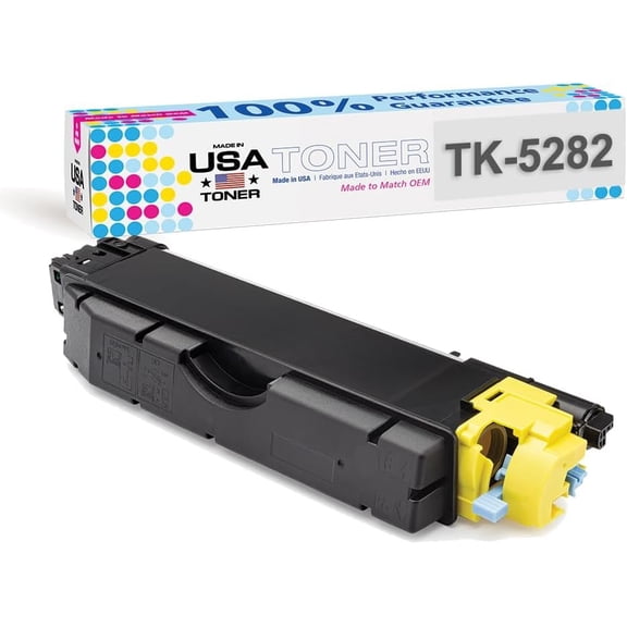 Compatible Replacement for use in Kyocera ECOSYS M6235cidn P6635cidn, P6235cdn, TK-5282 yellow
