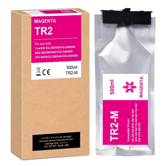 Compatible Replacements TR2 Ink For TrueVIS SG2-300/540/640 TrueVIS VG2-540/640 TrueVIS VF2-640 TrueVIS SG3-300/540 TrueVIS VG3-540/640 (1 Magenta TR2)