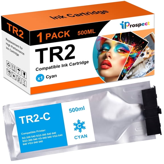 Compatible Replacements TR2 Ink For TrueVIS SG2-300/540/640 TrueVIS VG2-540/640 TrueVIS VF2-640 TrueVIS SG3-300/540 TrueVIS VG3-540/640 1 Cyan TR2