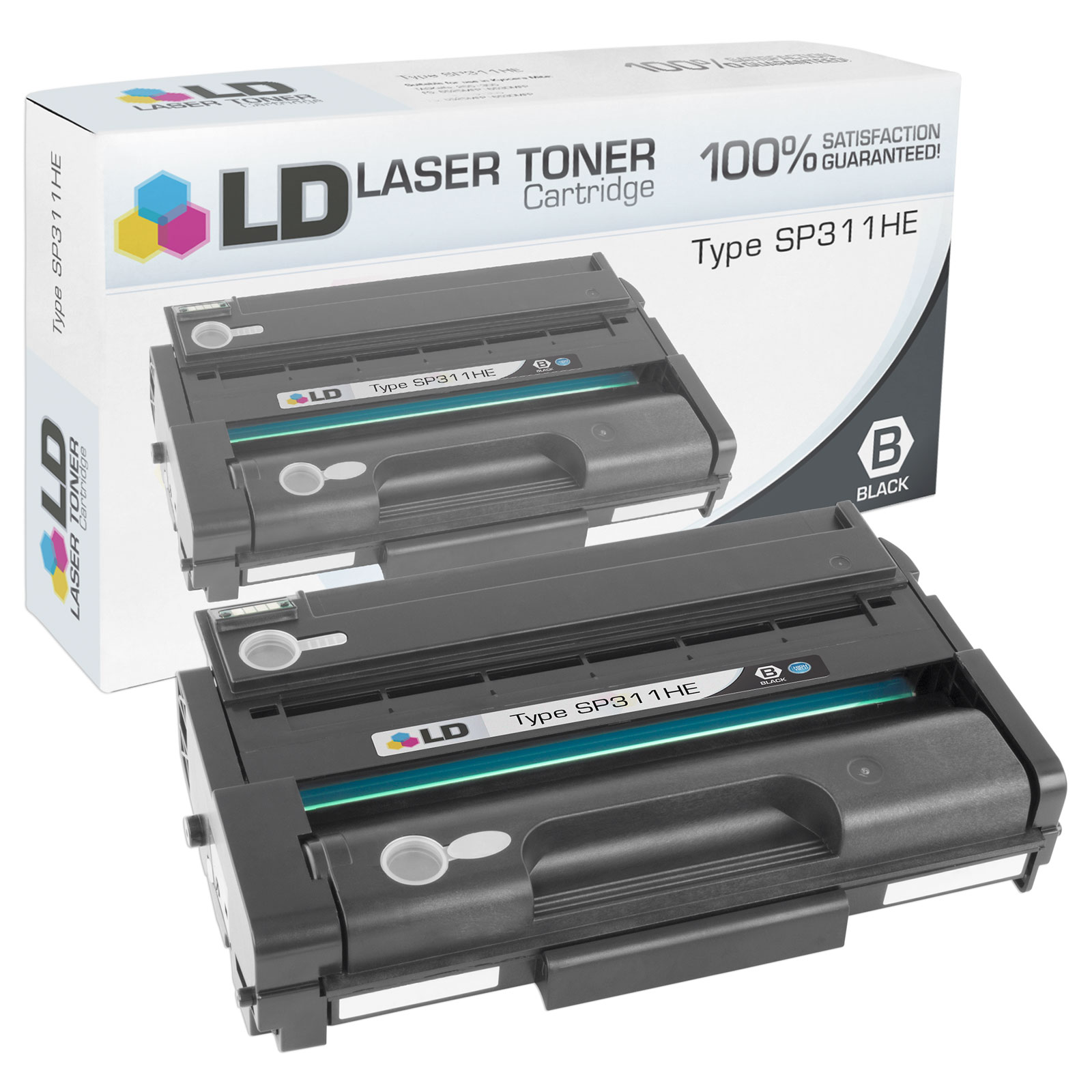 Compatible Ricoh 407245 High Yield Black Toner Cartridge (3,500 Page Yield) - image 1 of 2