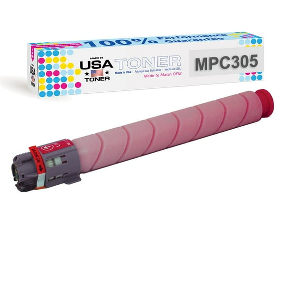 Compatible Ricoh Aficio Savin Lanier MPC305SP, C305SPF Magenta Toner
