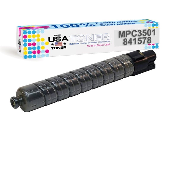 Compatible Ricoh MPC3001, MPC3501, 841578 Black Toner