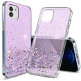 thumbnail image 1 of Compatible with Samsung A03 Case Cute Glitter Clear Sparkly Cases Shockproof Samsung Galaxy A03 Phone Case for Women Girls Silicone Slim Bling Protective Cover (Purple), 1 of 14