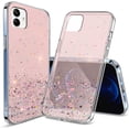 thumbnail image 1 of Compatible with Samsung A04 Case Cute Glitter Clear Sparkly Cases Shockproof Samsung Galaxy A04 Phone Case for Women Girls Silicone Slim Bling Protective Cover (Pink), 1 of 7