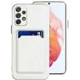 thumbnail image 1 of Compatible with Samsung A32 4G Case with Card Holder Shockproof Phone Cases for Samsung Galaxy A32 4G Anti-Scratch Silicone TPU Protective Case (Samsung A32 4G, White), 1 of 13