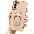 thumbnail image 1 of Compatible with Samsung A33 5G Cute 6D Panda Stand Phone Case TPU Thin Shockproof Case for Samsung Galaxy A32 A31 M32 A30 A23 A22 A21S F22 A13 5G 4G Back Cover(Pink,Samsung A33 5G), 1 of 8