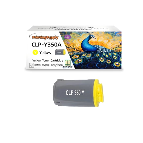 Compatible Samsung CLP-350 Toner Cartridge High-Quality Yellow for Samsung CLP-350 CLP-350N CLP-351 CLP-351N