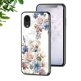 thumbnail image 1 of Compatible with Samsung Galaxy A03 Core Rotatable Ring Stand with Bling Glitter Diamond, Printed Case Fashion Luxury Flower Floral Pattern Slim Cover for Samsung Galaxy A03 Core,Flower#1, 1 of 15