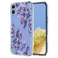 thumbnail image 1 of Compatible with Samsung Galaxy A07 Case Clear with Flower Design, Cute Soft Silicone TPU Floral Aesthetic Women Girls Transparent Protective Shockproof Anti-Scratch Anti-Yellow Phone Cover, E, 1 of 9