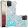 thumbnail image 1 of Compatible with Samsung Galaxy A12 Case Glitter Liquid Cute Clear Phone Case Floating Quicksand Shockproof Protective Bumper Silicone Soft TPU Case for Samsung Galaxy A12 5G Star Blue YB, 1 of 6