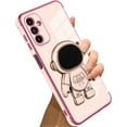 thumbnail image 1 of Compatible with Samsung Galaxy A13 5G Case Astronaut Plating Electroplate Luxury Elegant Case Camera Protector Kickstand Shockproof Protective Corner Back Cover Galaxy A13 5G Case -Pink, 1 of 10