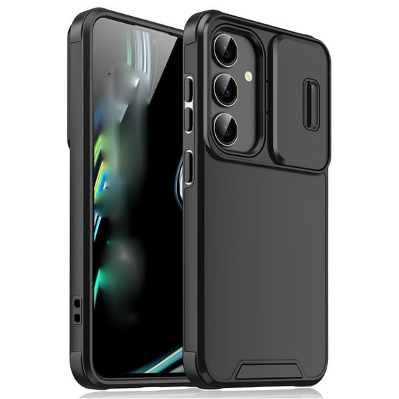 Compatible with Samsung Galaxy A13 5G Case with Camera Lens Cover , Military Grade Drop Protection, Shockproof Anti-fall Anti-scratch Non-slipping Heavy Duty Protective Phone Case,Black