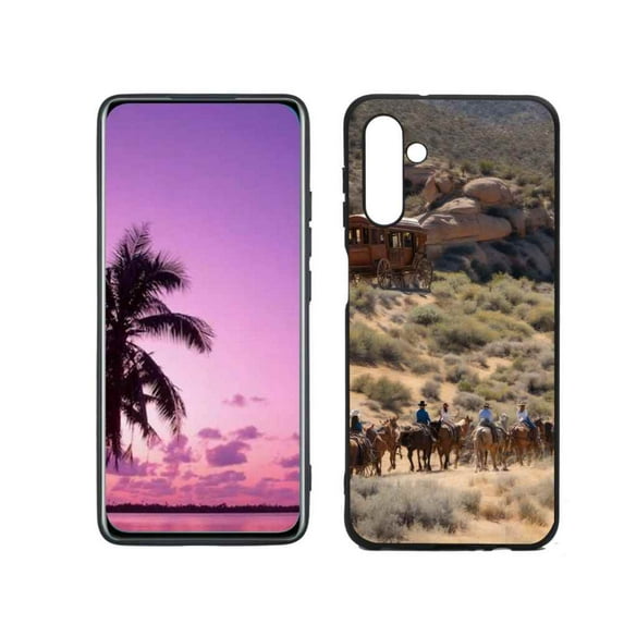 Compatible with Samsung Galaxy A13 5G Phone Case, Rustic-stagecoach-adventures-6 Case Silicone Protective for Teen Girl Boy Case for Samsung Galaxy A13 5G