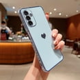 thumbnail image 1 of Compatible with Samsung Galaxy A14 5G Case,Love Heart Pattern Electroplated Design Soft TPU Shockproof Protective Phone Case Full Camera Lens Protection Cover for Samsung Galaxy A14 5G-Blue, 1 of 10