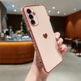 thumbnail image 1 of Compatible with Samsung Galaxy A14 5G Case,Love Heart Pattern Electroplated Design Soft TPU Shockproof Protective Phone Case Full Camera Lens Protection Cover for Samsung Galaxy A14 5G-Black, 1 of 11