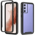 thumbnail image 1 of Compatible with Samsung Galaxy A14 5G Case for Women Men, Shockproof Samsung A14 5G Protective Case Clear Phone Case Support Wireless Charging Cases (Black), 1 of 14