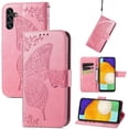 thumbnail image 1 of Compatible with Samsung Galaxy A14 5G Wallet Case for Women, Leather Flip Folio with Kickstand Magnetic and Card Holder Protective Case for Samsung Galaxy A14 5G Butterfly Pink SD, 1 of 13