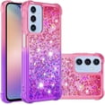 thumbnail image 1 of Compatible with Samsung Galaxy A15 5G Case Girls Women,Liquid Glitter Shockproof Back Cover Soft TPU Bumper Silicone Slim Protective Cover for Samsung Galaxy A15 5G Gradient Pink, 1 of 15