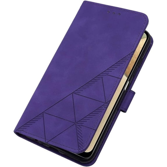 Compatible with Samsung Galaxy A15 5G Wallet Phone Case PU Leather with Card Slots Holder Stand Feature Magnetic Folio Flip Shockproof Protective Case for Samsung Galaxy A15 5G Purple YB