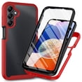 thumbnail image 1 of Compatible with Samsung Galaxy A16 5G/4G Case, Dustproof Shockproof Case with Built-in Screen Protector, Bumper Frame Heavy Duty Full Body Protective Cover for Samsung Galaxy A16 5G/4G,Red, 1 of 5