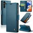 thumbnail image 1 of Compatible with Samsung Galaxy A16 5G/4G Wallet Case, PU Leather Flip Case with Card Holders RFID Blocking Stand [Shockproof TPU Inner Shell] Phone Cover for Samsung Galaxy A16 5G/4G, Blue, 1 of 11