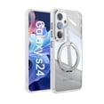 thumbnail image 1 of Compatible for Samsung Galaxy A16 5G Phone Case with Stand, Rotatable Ring Holder Kickstand Rugged Shockproof Protective Cover Case with Camera Lens Protector for Samsung Galaxy A16 5G, White, 1 of 1