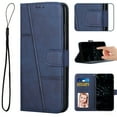 thumbnail image 1 of Compatible for Samsung Galaxy A16 5G Wallet Case,[Magnetic Closure][Kickstand][Wrist Strap][Card Holder Slots] RFID BlockingTPU Interior Protective PU Leather Folio Flip Shockproof Cover,Royalblue, 1 of 11
