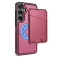 thumbnail image 1 of Compatible With Samsung Galaxy A16 5G Wallet Case,PU Leather,Back Flip Kickstand,Detachable Magnetic Wallet,With Card Slots,Shockproof Rugged Ultra Slim Anti-fall Phone Case Cover,Red, 1 of 10