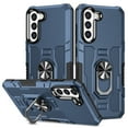 thumbnail image 1 of Compatible for Samsung Galaxy A22 5G Case with Kickstand & Slide Camera Cover, Built-in 360° Rotate Ring Stand Magnetic Car Military Grade Shockproof Phone Cover Case for Samsung Galaxy A22 5G,Blue, 1 of 10